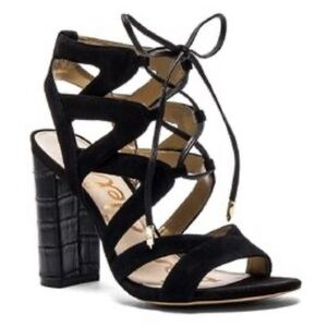 EUC Sam Edelman Yardley Lace Up Heel